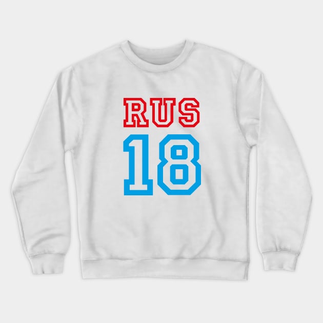 RUSSIA 2018 Crewneck Sweatshirt by eyesblau